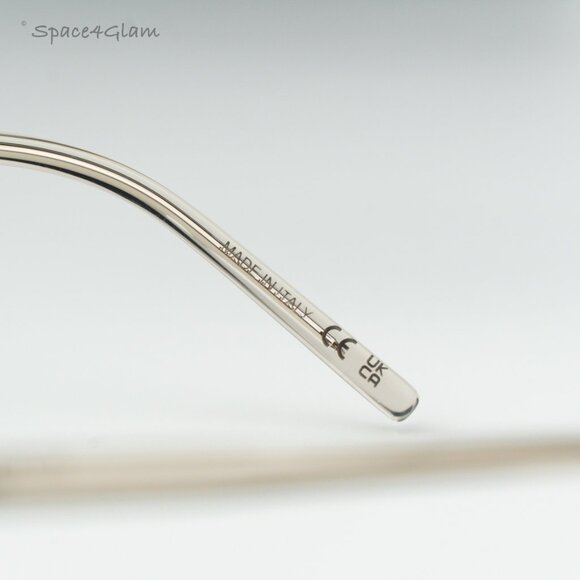 Saint Laurent Women Eyeglasses Trans Beige Demo Pilot SL667OPT 003 BRAND NEW - Picture 9 of 10